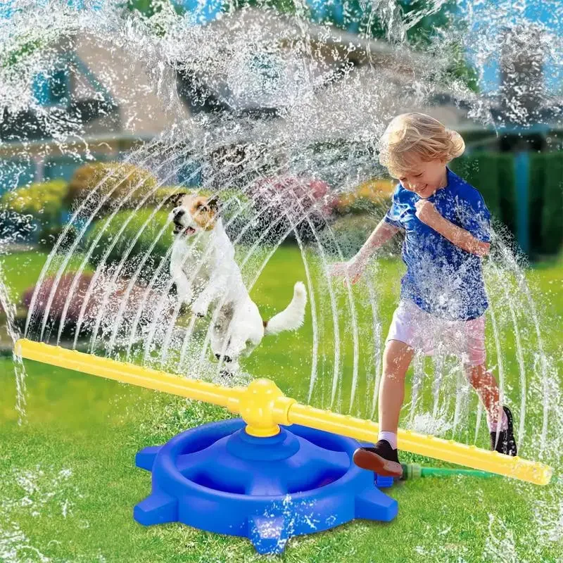 Kids Outdoor Yard Tools - 360-Grad-Wassersprinkler, rotierender Sprühspielzeug für Kinder im