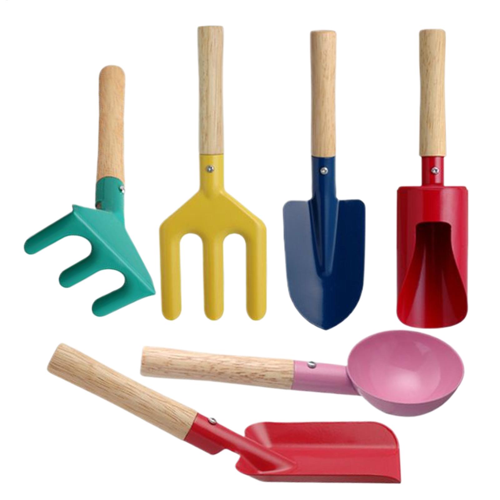 Kids Outdoor Yard Tools - Gartenwerkzeug-Set Tragbares Lernset zum Graben und