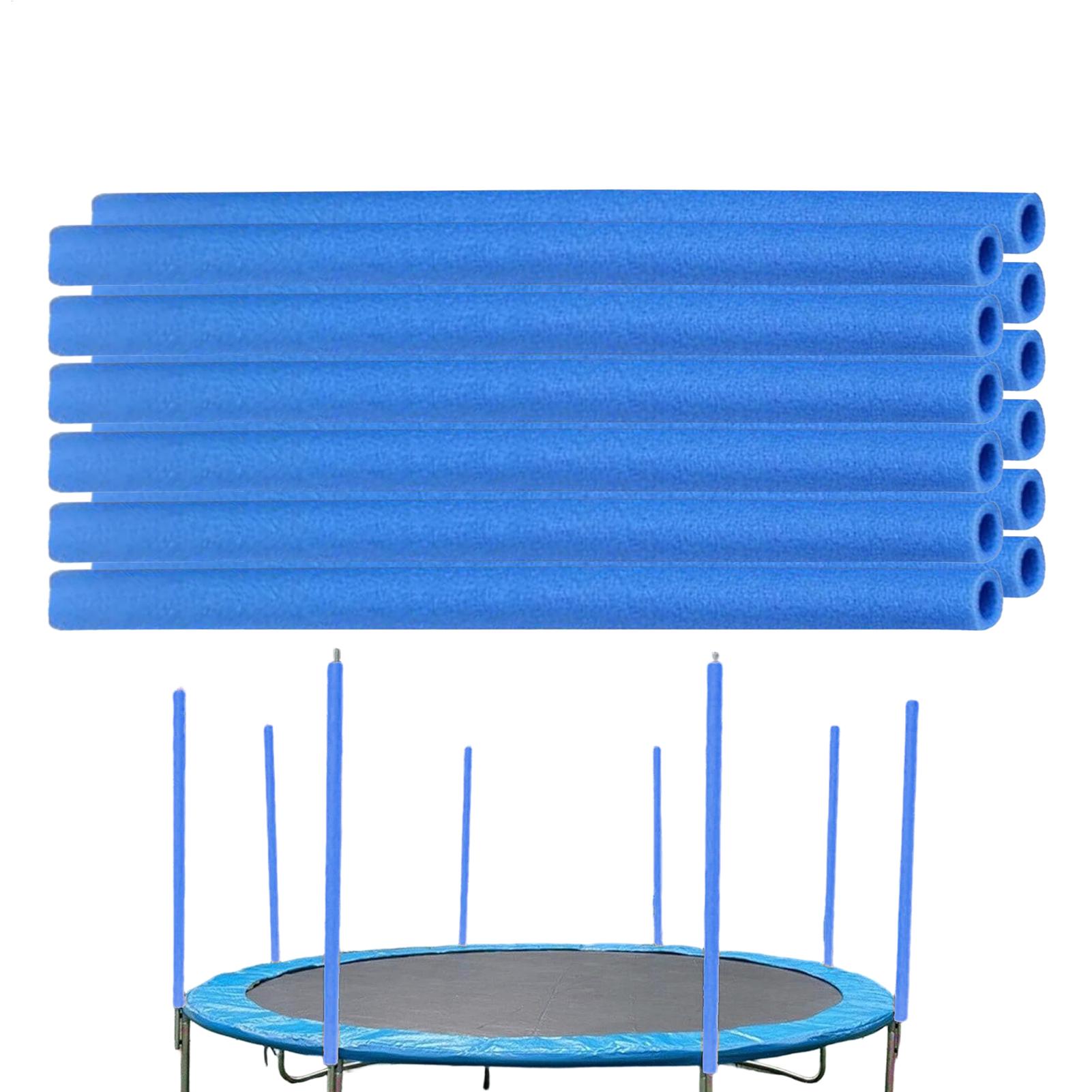 Kids Outdoor Trampoline - Trampolin-Stangen-Schaumstoffabdeckung, 12 Stück, Schaumstoff-Schutzhülle, Ersatzteile, Anti-Kollisions-Schutzwerkzeug