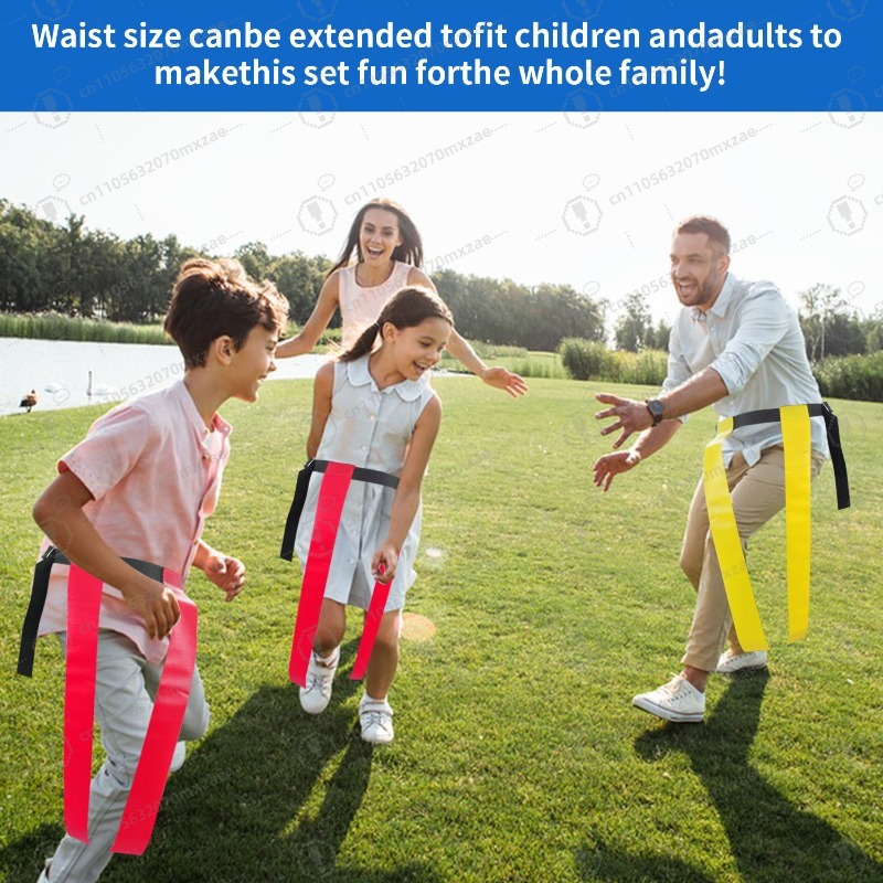 Kids Outdoor Equipment - Flag-Football-Gürtel-Set im amerikanischen Stil für Erwachsene,
