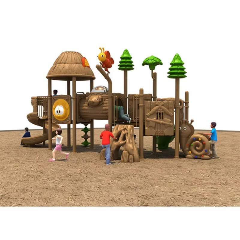 Kids Outdoor Equipment - Spielplatz-Rutsche mit Schaukeln für Kinder im