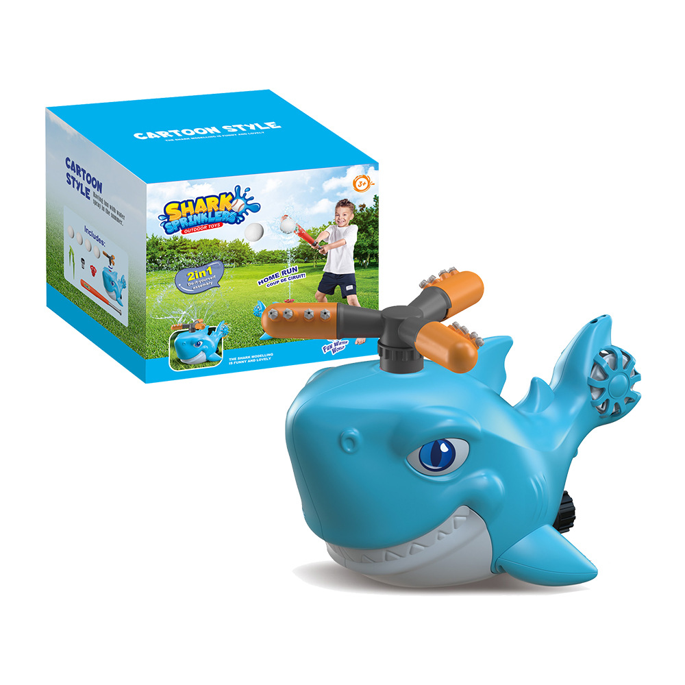 Cartoon-Hai-Sprinkler für den  – Kids Outdoor Yard Tools Bewertung und Preis