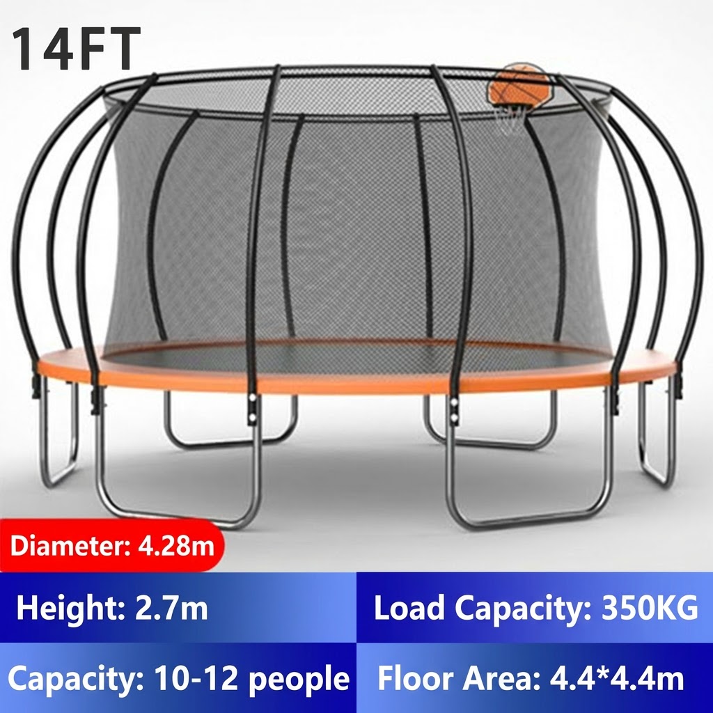 Fabrikpreis 6-16ft Kürbis-Tram – Kids Outdoor Trampoline Bewertung und Preis