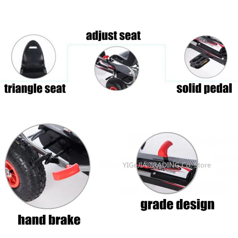 4-Rad-Kinder-Gokart, pedalbetr – Go Kart Pedal Kids Bewertung und Preis