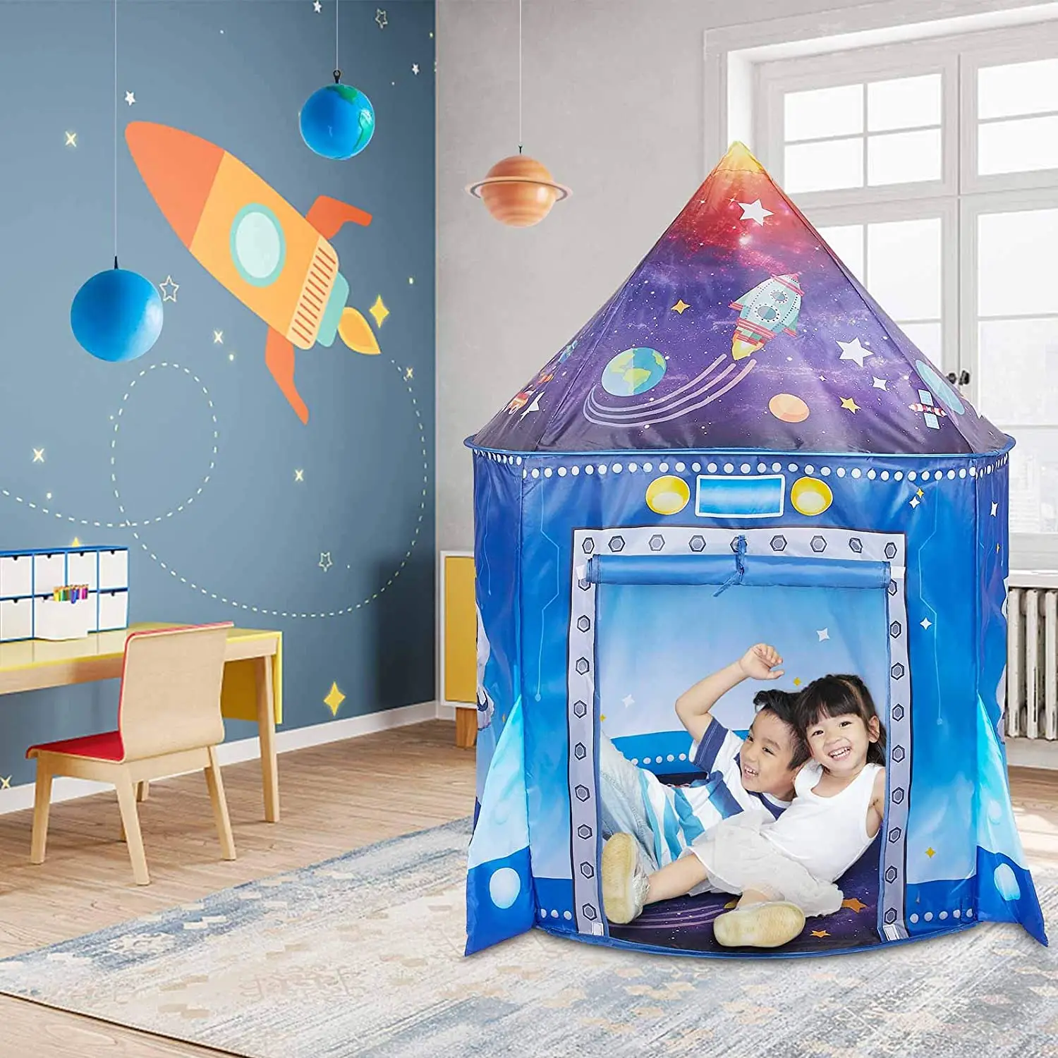 Raketen-Spielzelt für Kinder,  – Kids Outdoor Play Tent Bewertung und Preis