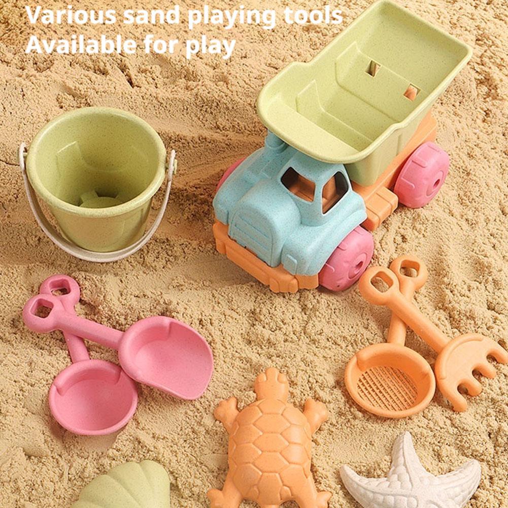7-teiliges Strand-Sandspielzeu – Kids Outdoor Mud Kitchen Bewertung und Preis