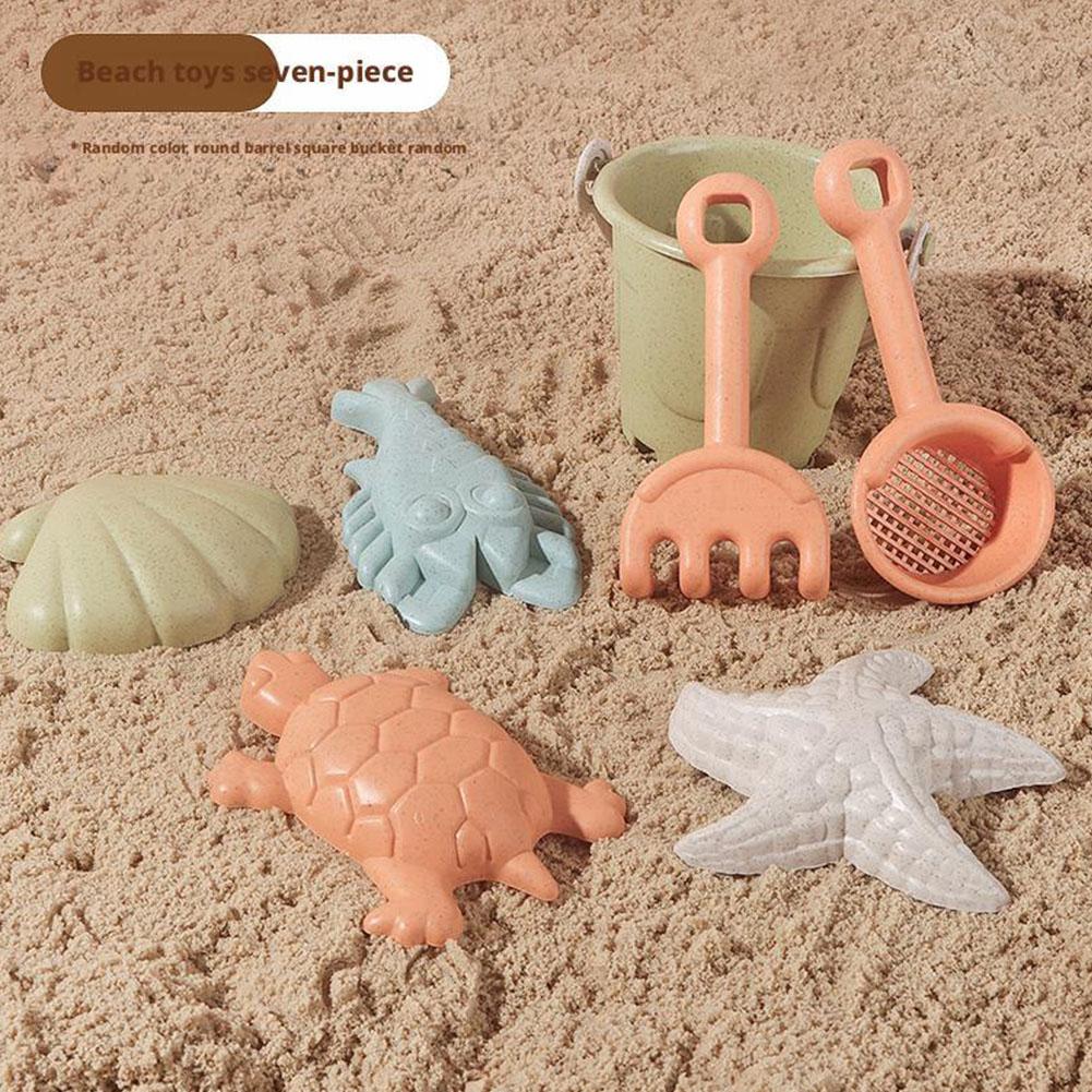 7-teiliges Strand-Sandspielzeu – Kids Outdoor Mud Kitchen Bewertung und Preis