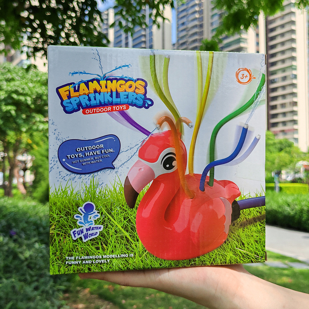 Flamingo-Cartoon-Sprinkler für – Kids Outdoor Yard Tools Bewertung und Preis