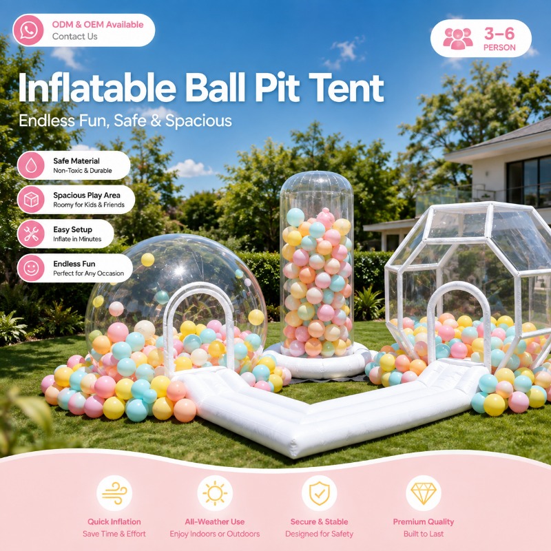 Aufblasbares Bällebad-Zelt Tra – Kids Outdoor Play Tent Bewertung und Preis