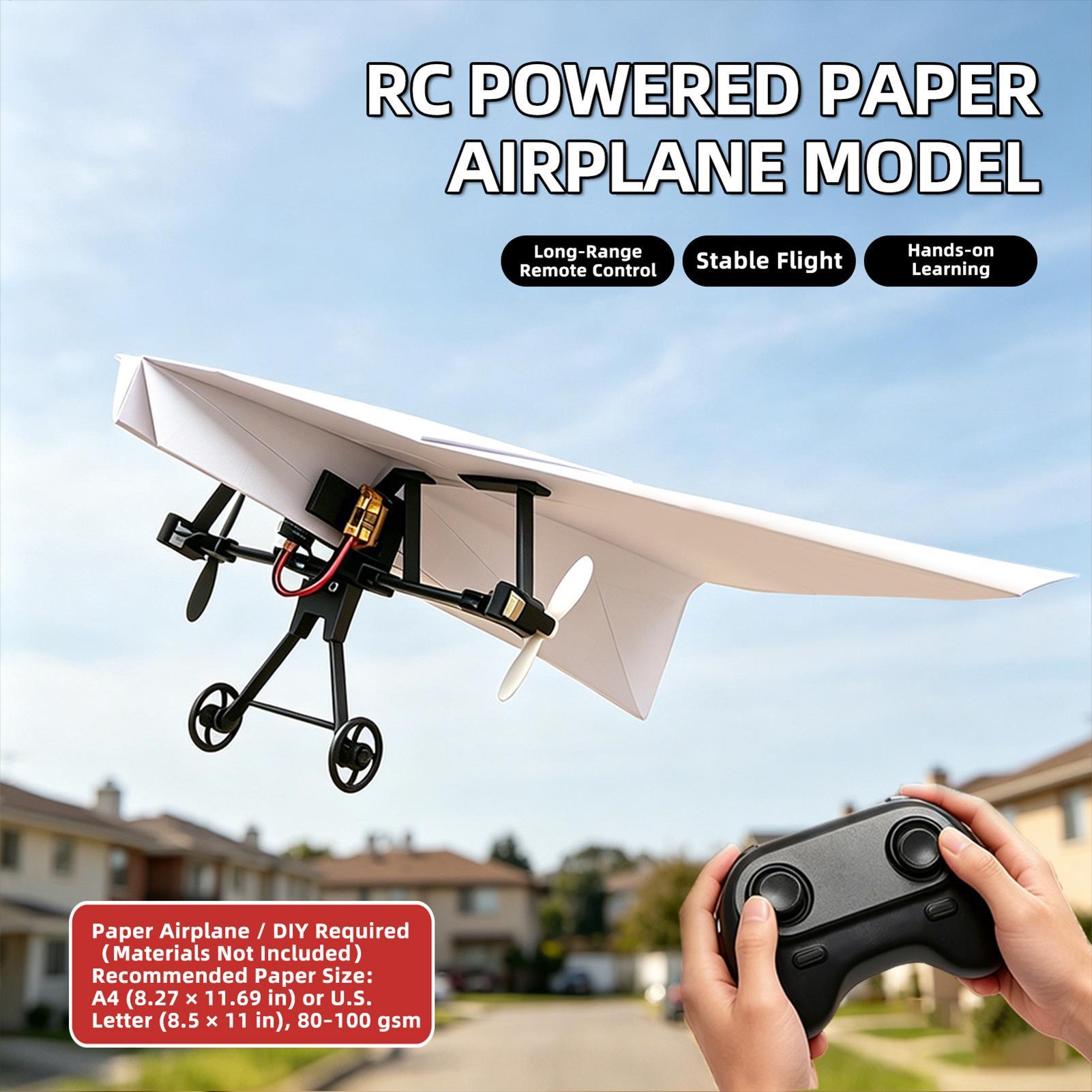 DIY RC Papierflugzeug-Bausatz  – Kids Outdoor Fun Bewertung und Preis