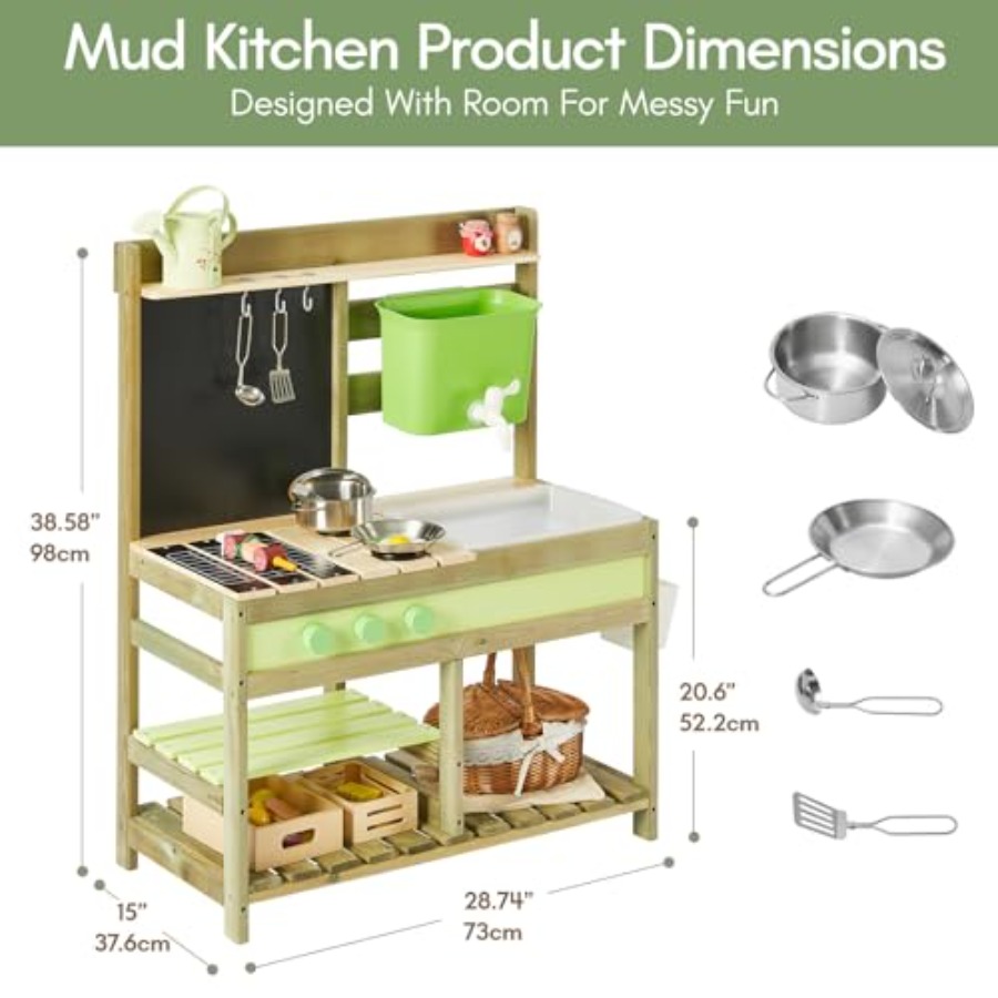 Outdoor-Schlammküche für Kinde – Kids Outdoor Mud Kitchen Bewertung und Preis