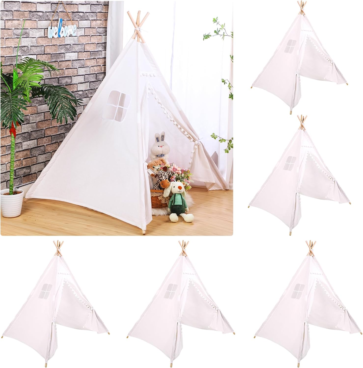 Windyun 6-teiliges Kinder-Tipi – Kids Outdoor Tent Bewertung und Preis