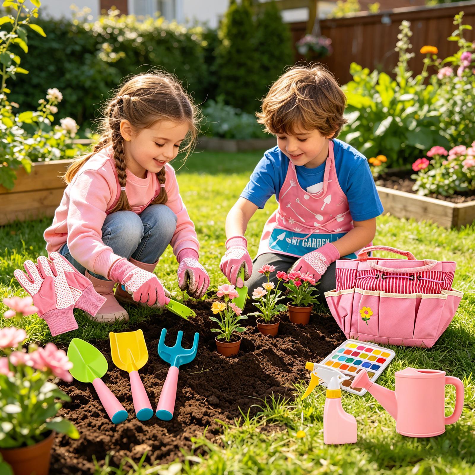 Garten-Set für Kinder, leicht, – Kids Outdoor Yard Tools Bewertung und Preis