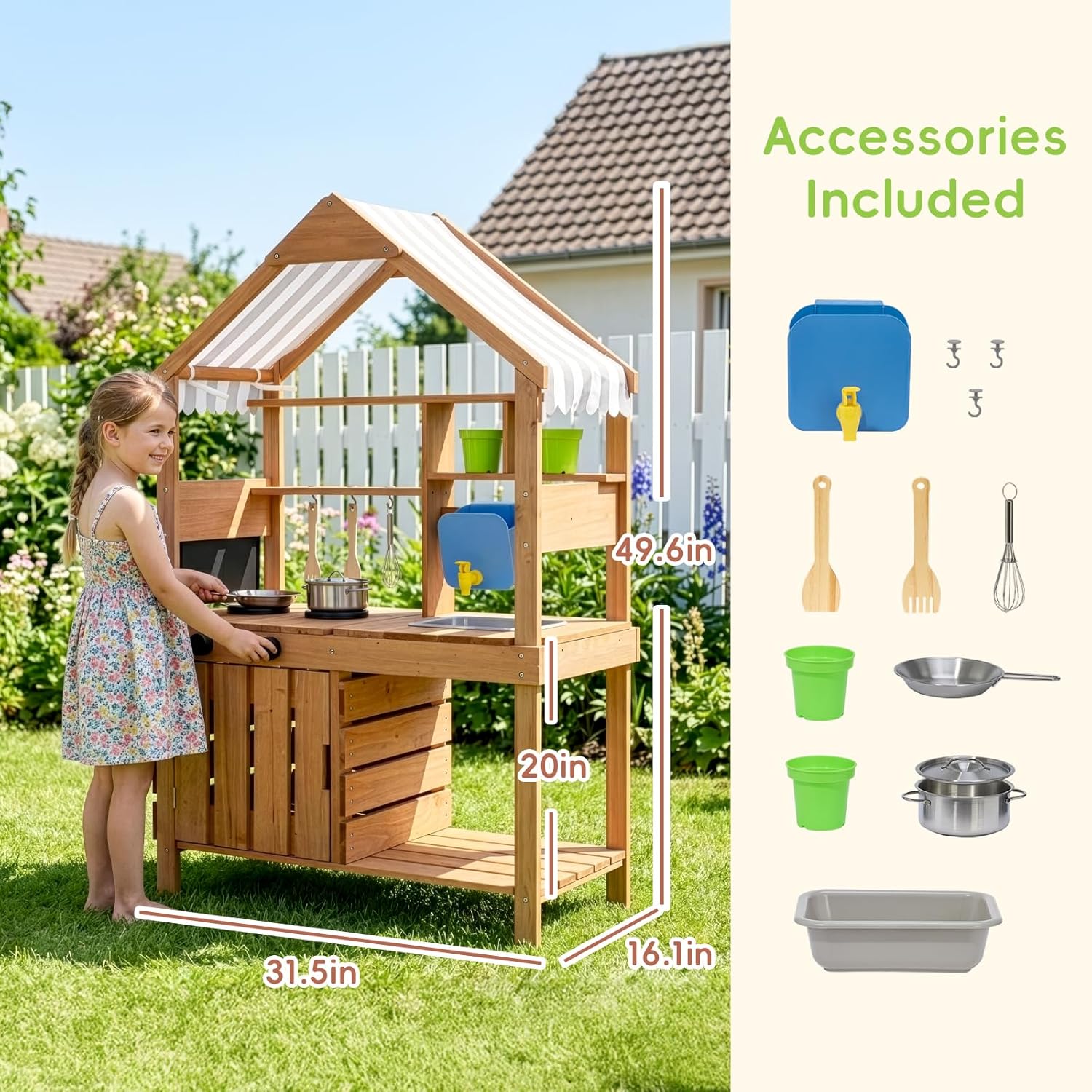 # Schlamm-Küche Outdoor-Spiels – Kids Outdoor Mud Kitchen Bewertung und Preis