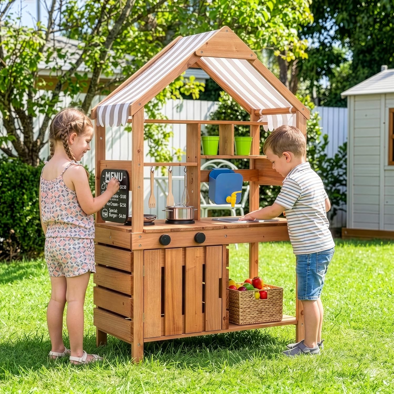 # Schlamm-Küche Outdoor-Spiels – Kids Outdoor Mud Kitchen Bewertung und Preis