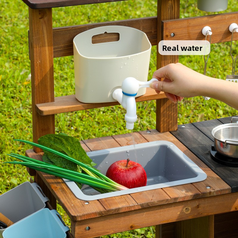 Montessori Outdoor Holz-Schlam – Kids Outdoor Mud Kitchen Bewertung und Preis
