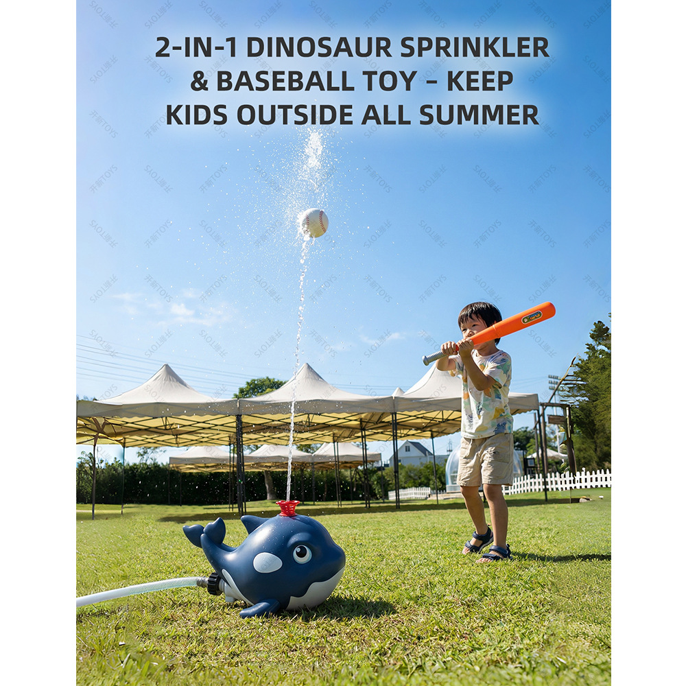 Cartoon-Wal-Sprinkler für den  – Kids Outdoor Yard Tools Bewertung und Preis