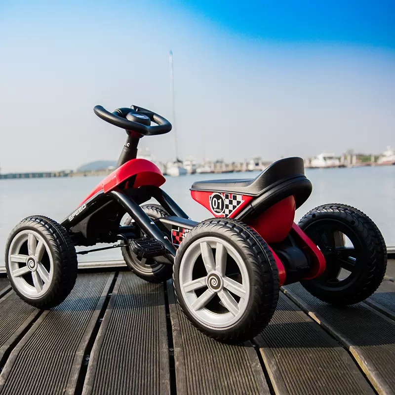 Kinder-Tretgo-Kart, Doppelhand – Go Kart Pedal Kids Bewertung und Preis