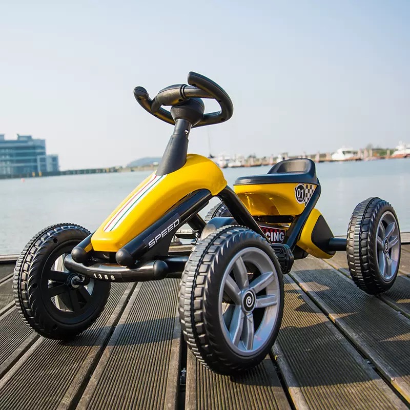 Kinder-Tretgo-Kart, Doppelhand – Go Kart Pedal Kids Bewertung und Preis